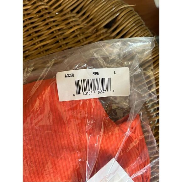 NWT Andie Swim The Asbury One Piece Swimsuit Ribbed In Siren Size Large - Picture 5 of 6
